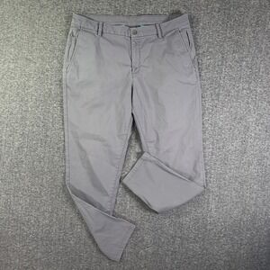 Birddogs Pants Men 36x28 Gray Chino Stretch Performance Unlined